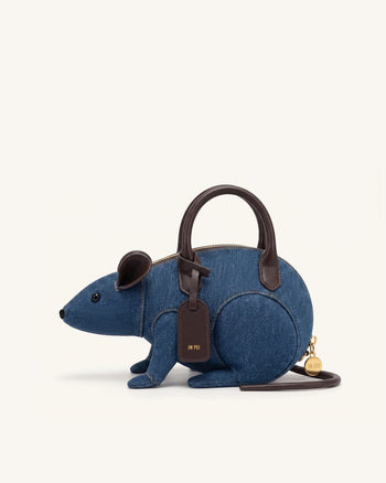 Mia Sac à poignée supérieure Mouse - Jean bleu