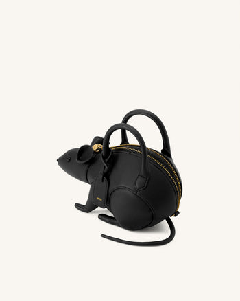 Mia Sac à main à poignée supérieure Souris - Noir