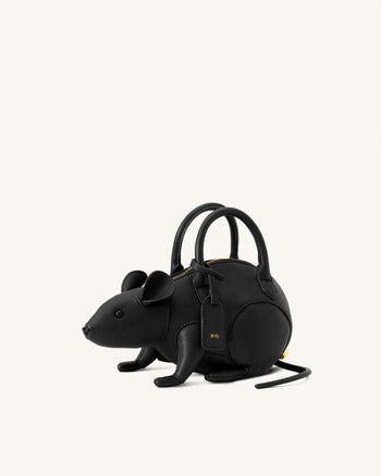 Mia Sac à main à poignée supérieure Souris - Noir