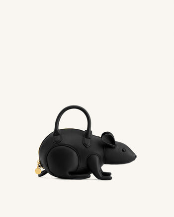Mia Sac à main à poignée supérieure Souris - Noir