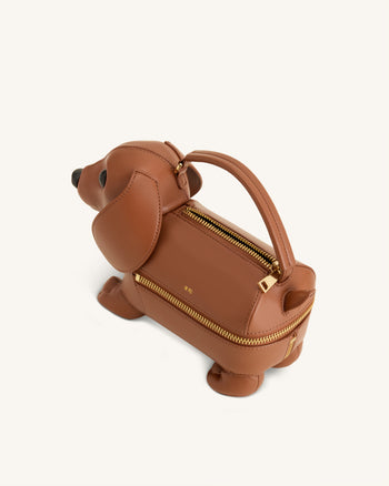 Emilia Sac en forme de chien - Marron
