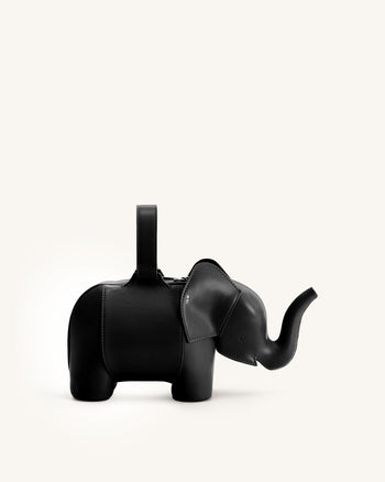 Claire Sac à main en forme d'éléphant - Noir