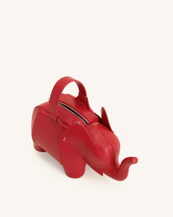 Claire Sac à main en forme d'éléphant - Rouge