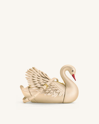 Alani Sac bandoulière en forme de cygne - Doré
