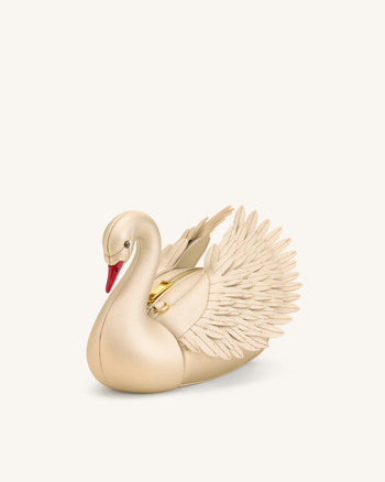 Alani Sac bandoulière en forme de cygne - Doré