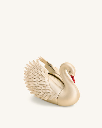 Alani Sac bandoulière en forme de cygne - Doré