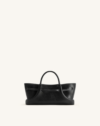 Maeve Sac Cabas Breloque Teckel en Métal - Noir