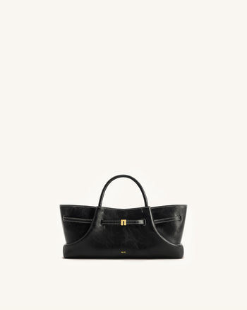 Maeve Sac Cabas Breloque Teckel en Métal - Noir
