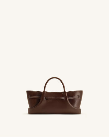 Maeve Sac fourre-tout avec charm en métal Teckel - Marron foncé