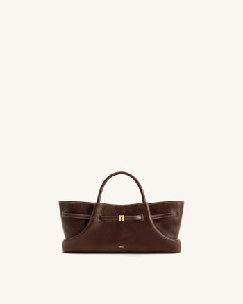 Maeve Sac fourre-tout avec charm en métal Teckel - Marron foncé