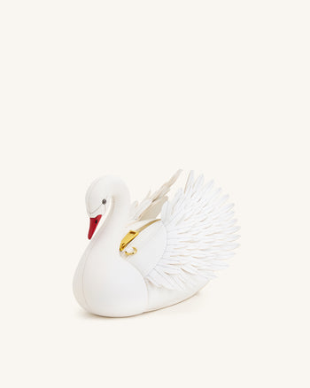 Alani Sac bandoulière en forme de cygne - Blanc