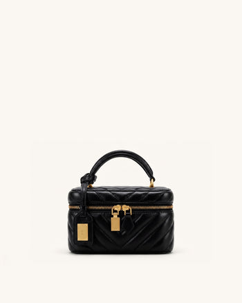 Cleo Sac à main trapèze - Noir anthracite