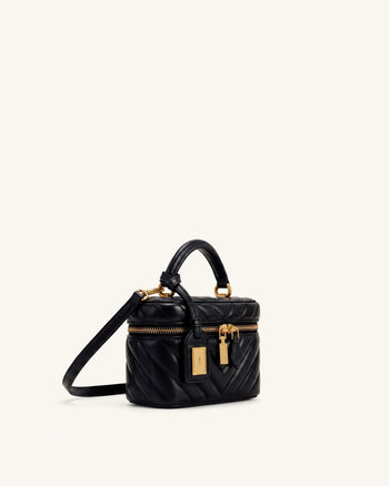 Cleo Sac à main trapèze - Noir anthracite