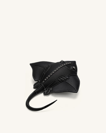 Odelle Sac bandoulière Manta Ray - Noir