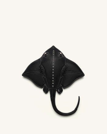 Odelle Sac bandoulière Manta Ray - Noir