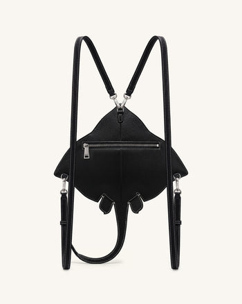 Odelle Sac bandoulière Manta Ray - Noir
