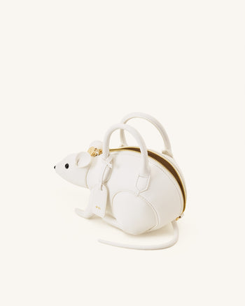 Mia Sac à main souris à anse - Blanc