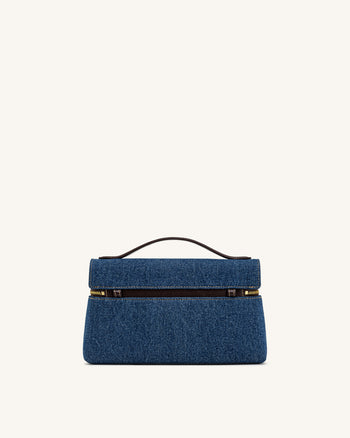 Thea Sac à main à poignée supérieure - Denim bleu