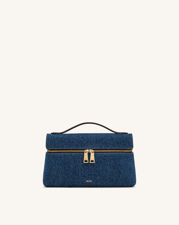 Thea Sac à main à poignée supérieure - Denim bleu