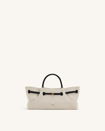 Maeve Sac fourre-tout avec breloque en métal teckel - Toile noire