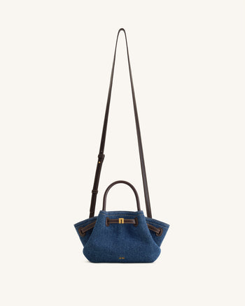 Hana Mini sac cabas - Denim bleu