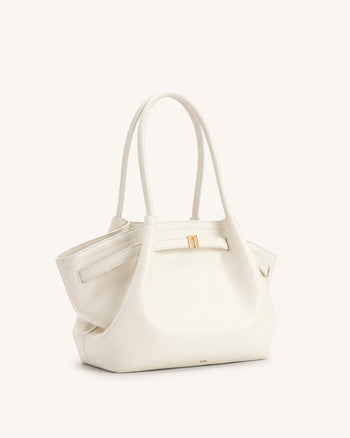 Sac cabas moyen Hana - Blanc cassé