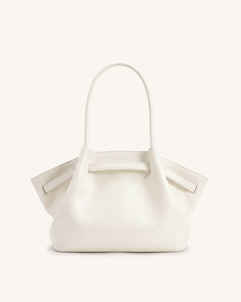 Sac cabas moyen Hana - Blanc cassé