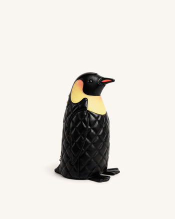Pia Sac bandoulière matelassé Penguin - Noir