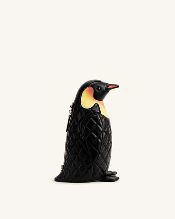Pia Sac bandoulière matelassé Penguin - Noir