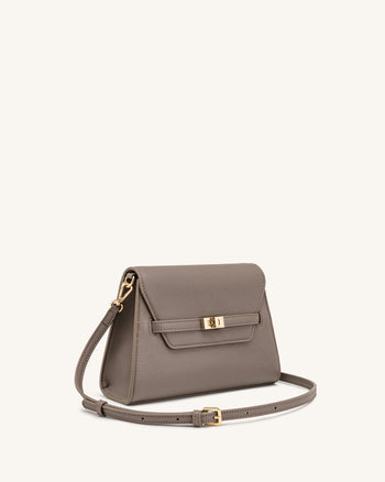 Piper Sac bandoulière grainé - Taupe