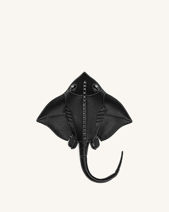 Odelle Sac bandoulière Manta Ray - Noir