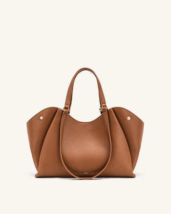 Virelia Cabas à double poignée - Cognac