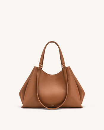 Virelia Cabas à double poignée - Cognac