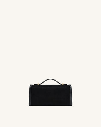 Delphine Sac à main en suédine - Noir