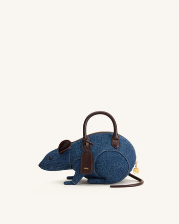 Mia Sac à poignée supérieure Mouse - Jean bleu