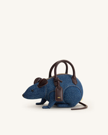 Mia Sac à poignée supérieure Mouse - Jean bleu