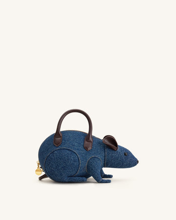 Mia Sac à poignée supérieure Mouse - Jean bleu