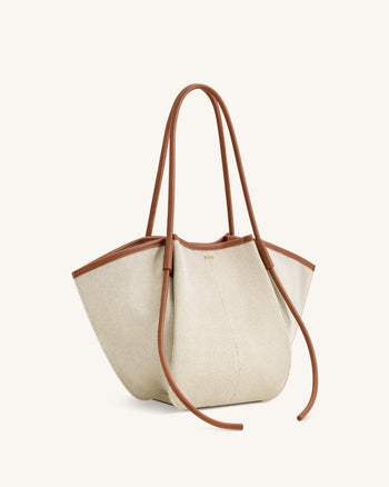 Nala Sac Cabas Large - Toile Marron