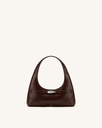 Noelle Sac porté épaule à ceinture - Marron foncé
