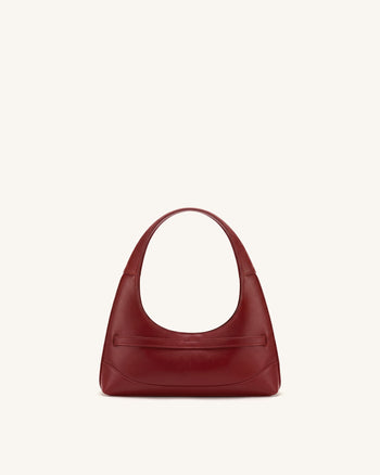 Noelle Sac porté épaule ceinturé - Bordeaux foncé