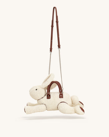 Bella Sac à main en forme de lapin - Blanc