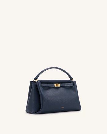 Carmen Sac à main à poignée supérieure - Bleu marine