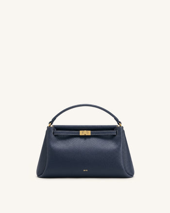 Carmen Sac à main à poignée supérieure - Bleu marine