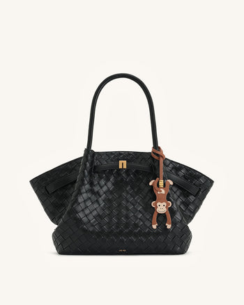 Breloque de sac Singe suspendu - Marron