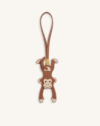 Breloque de sac Singe suspendu - Marron