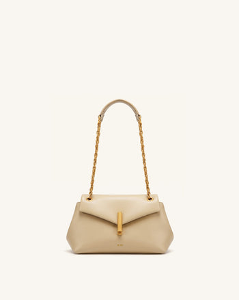 Valerie Sac porté épaule à rabat et chaîne - Kaki