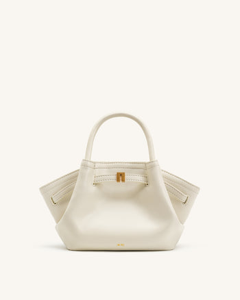 Mini sac cabas Hana - Blanc cassé