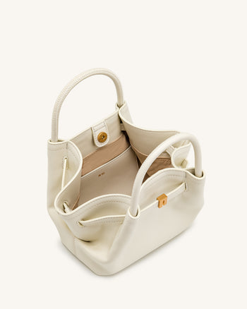 Mini sac cabas Hana - Blanc cassé