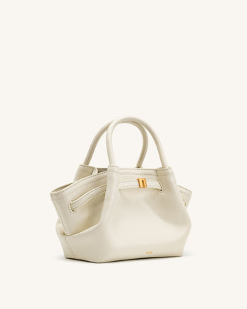 Mini sac cabas Hana - Blanc cassé