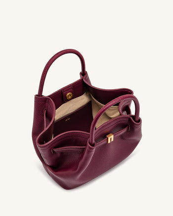 Mini sac cabas Hana - Bordeaux